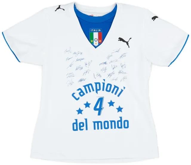 Puma 2006-07 Italy 'Campioni del Mondo' Away Shirt  - 9/10 - (Women's L)