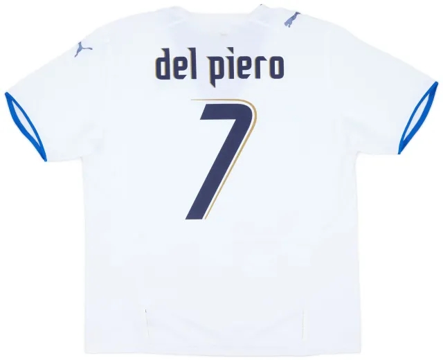 Puma 2006 Italy Away Shirt Del Piero #7 - 5/10 - (XL)