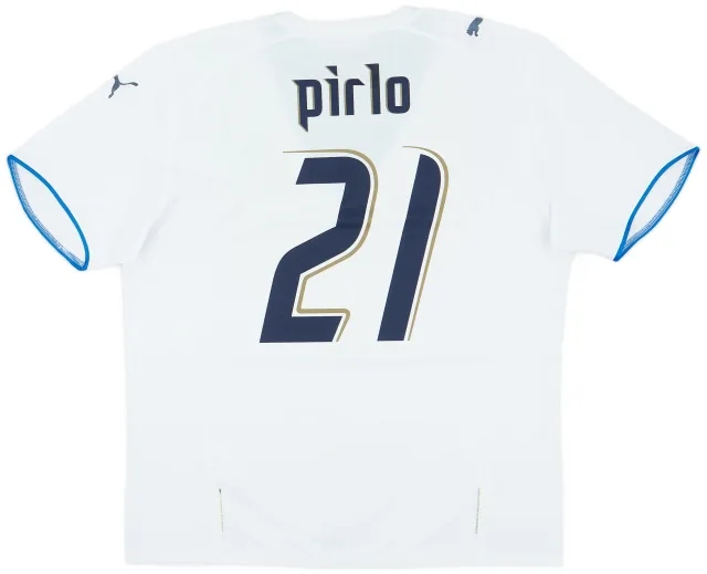 Puma 2006 Italy Away Shirt Pirlo #21 - 5/10 - (XL)