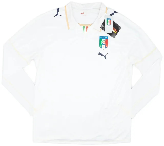 Puma 2007-08 Italy Player Issue Away L/S Shirt (XL)