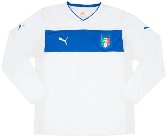Puma 2012-13 Italy Away L/S Shirt - 7/10 - (XXL)