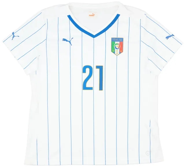 Puma 2014-15 Italy Away Shirt #21 - 8/10 - (Women's XL)