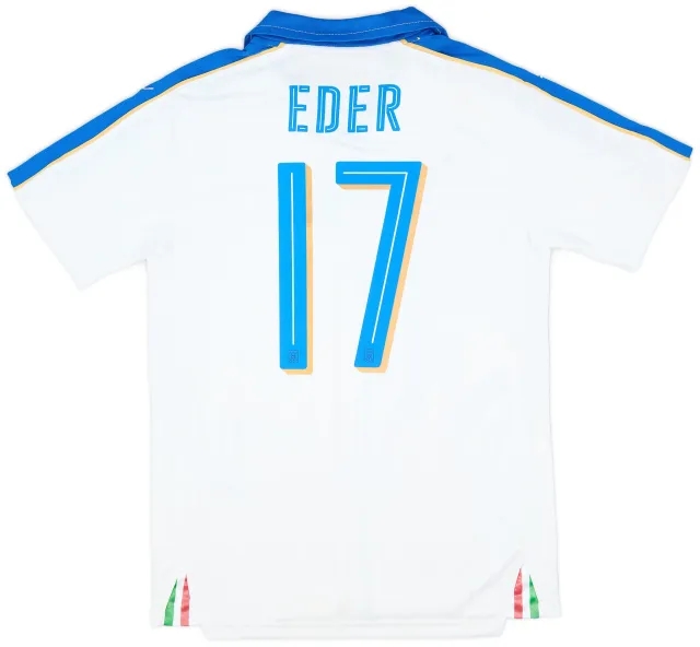 Puma 2016-17 Italy Away Shirt Eder #17 - 8/10 - (M)