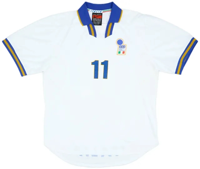 Nike 1996-97 Italy Player Issue Away Shirt #11 - 8/10 - (XL)