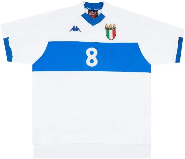 Kappa 1999 Italy Match Issue Away Shirt #8