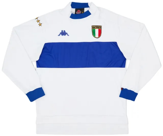 Kappa 1998-00 Italy Away L/S Shirt - 7/10 - (M)