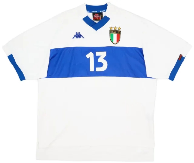 Kappa 1998-00 Italy Away Shirt #13 - 5/10 - (L)