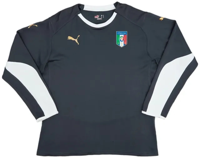 Puma 2008-09 Italy Grey GK Shirt - 7/10 - (L)