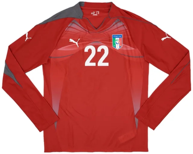 Puma 2010-12 Italy Authentic GK Shirt #22 - 9/10 - (XL)