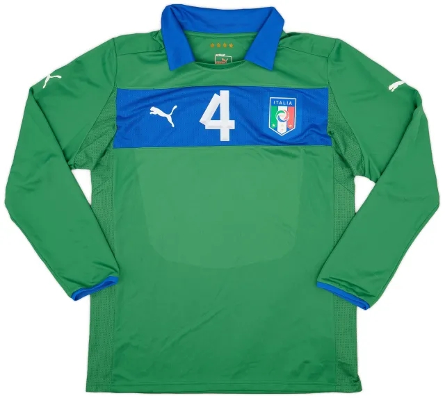 Puma 2012-13 Italy Authentic GK Shirt #4 - 9/10 - (XL)