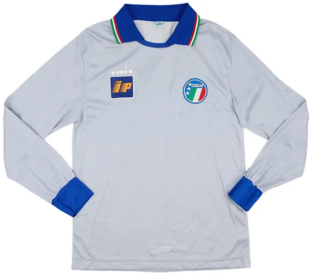 Diadora 1986-88 Italy GK Shirt - 8/10 - (M)
