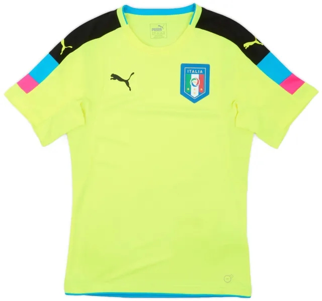 Puma 2016-17 Italy GK Third S/S Shirt - 6/10 - (XS)