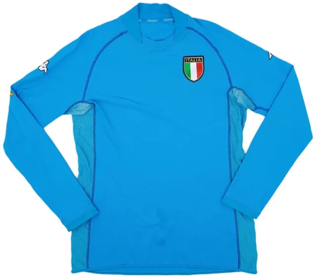 Kappa 2002 Italy Home L/S Shirt - 6/10 - (XL)