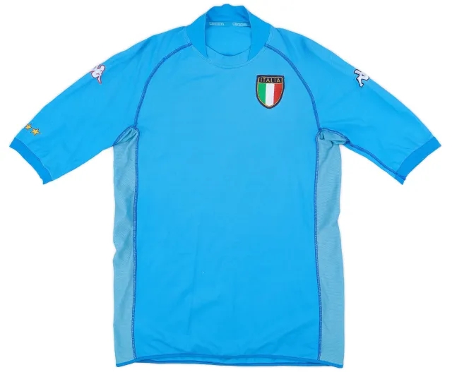 Kappa 2002 Italy Home Shirt - 8/10 - (XL)
