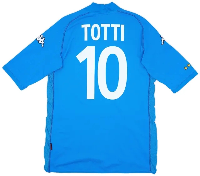 Kappa 2002 Italy Home Shirt Totti #10 - 7/10 - (XL)