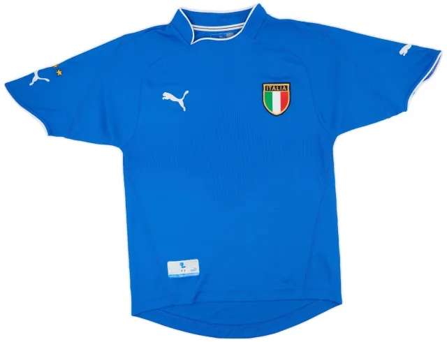 Puma 2003-04 Italy Home Shirt - 8/10 - (S)