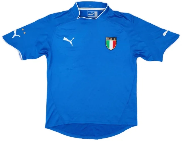 Puma 2003-04 Italy Home Shirt - 7/10 - (S)