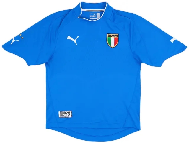 Puma 2003-04 Italy Home Shirt - 9/10 - (S)