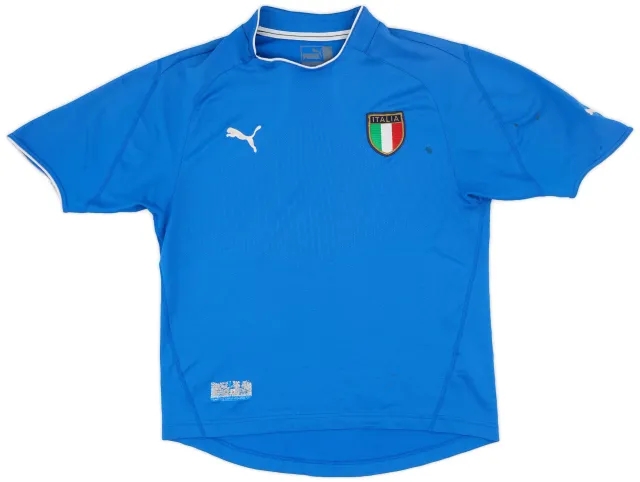 Puma 2003-04 Italy Home Shirt - 6/10 - (M)