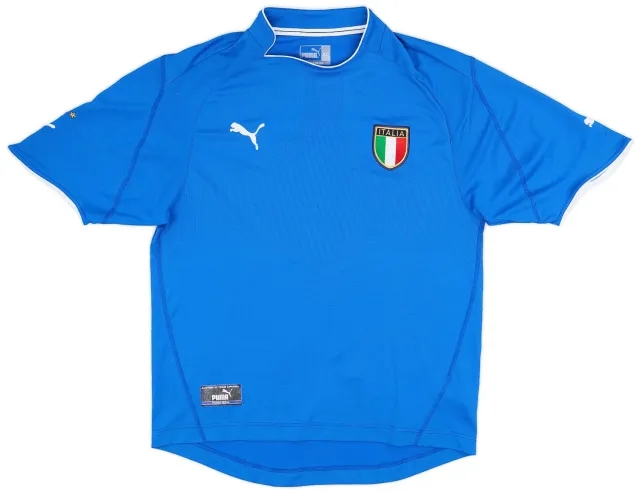 Puma 2003-04 Italy Home Shirt - 6/10 - (XXL)