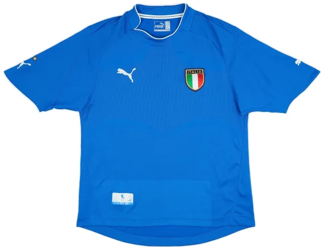 Puma 2003-04 Italy Home Shirt #7 - 8/10 - (XL)