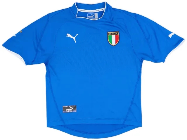 Puma 2003-04 Italy Home Shirt - 9/10 - (S)
