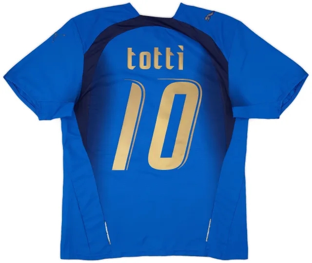 Puma 2006 Italy Home Shirt Totti #10 - 5/10 - (XL)