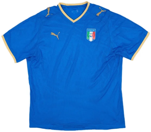 Puma 2007-08 Italy Home Shirt - 4/10 - (XXL)
