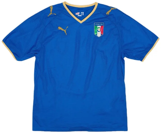 Puma 2007-08 Italy Home Shirt - 9/10 - (XXL.Boys)