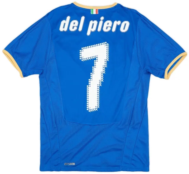 Puma 2007-08 Italy Home Shirt Del Piero #7 - 6/10 - (S)