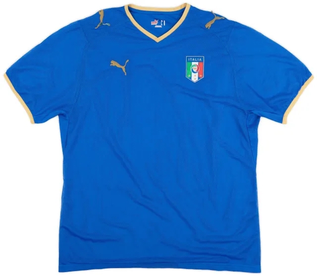 Puma 2007-08 Italy Home Shirt - 5/10 - (XL)