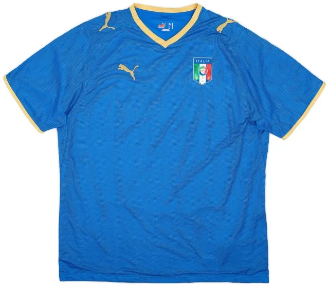 Puma 2007-08 Italy Home Shirt - 6/10 - (XL)