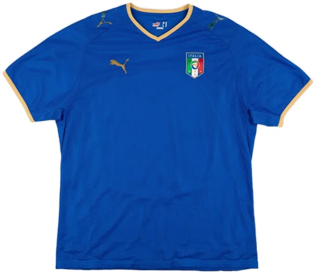 Puma 2007-08 Italy Home Shirt - 4/10 - (XL)