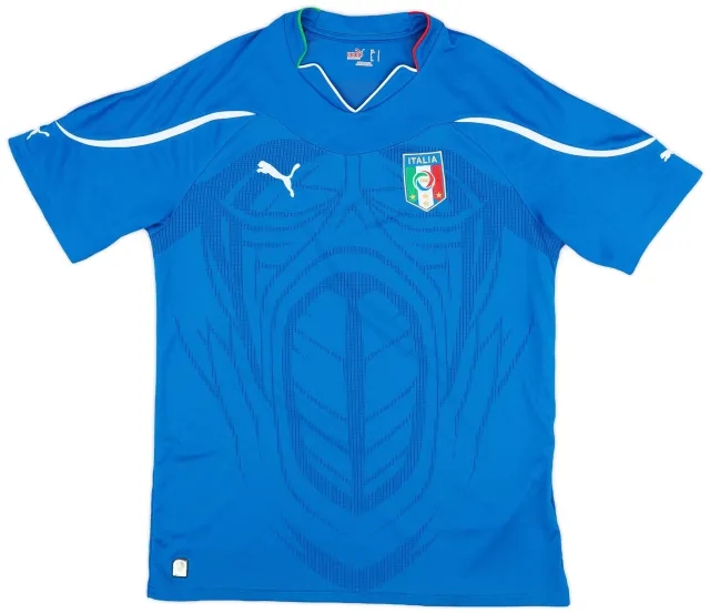 Puma 2010-12 Italy Home Shirt - 9/10 - (L)