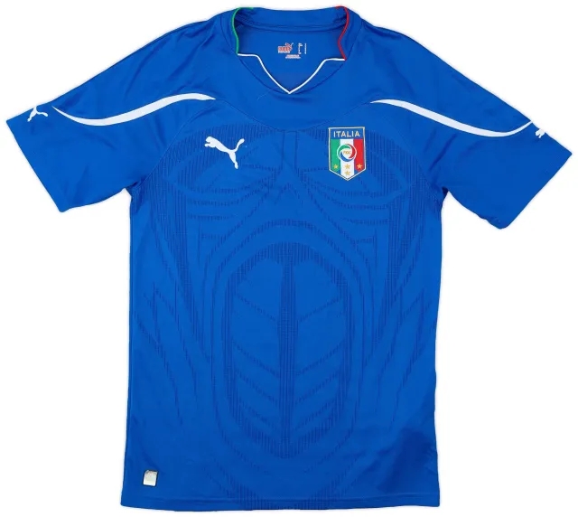 Puma 2010-12 Italy Home Shirt - 8/10 - (S)