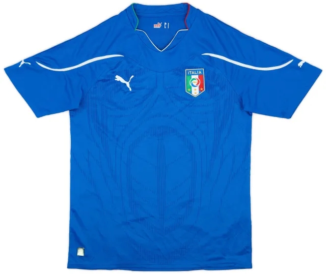 Puma 2010-12 Italy Home Shirt - 8/10 - (M)
