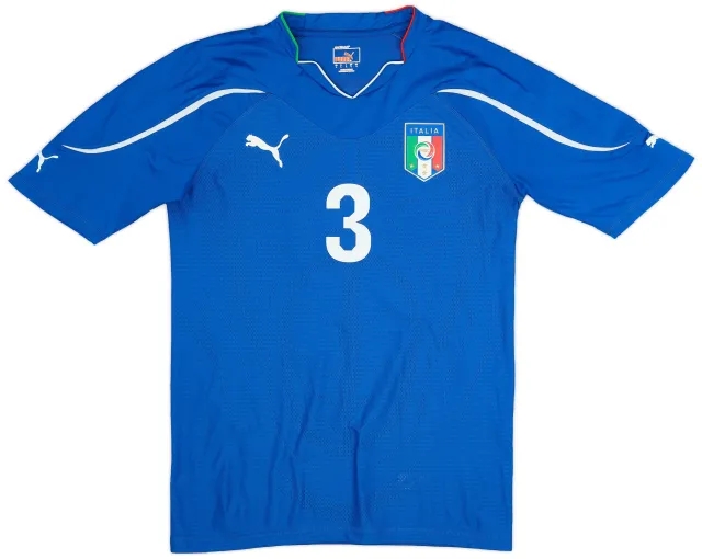 Puma 2010-12 Italy Player Issue Home #3 - 8/10 - (L)