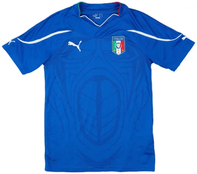 Puma 2010-12 Italy Home Shirt - 8/10 - (S)