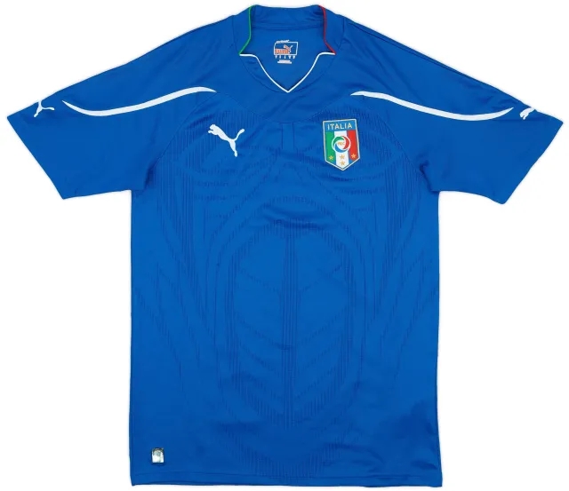 Puma 2010-12 Italy Home Shirt - 7/10 - (M)