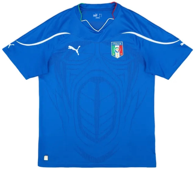 Puma 2010-12 Italy Home Shirt - 8/10 - (L)