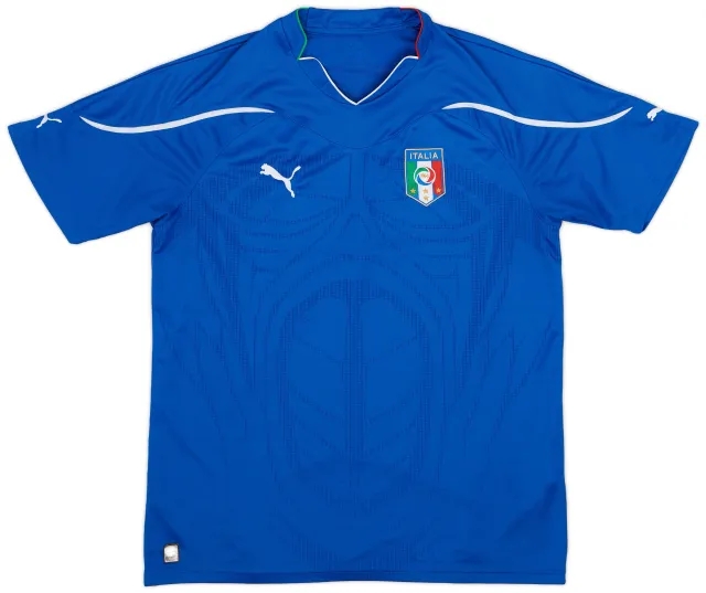 Puma 2010-12 Italy Home Shirt - 8/10 - (M)