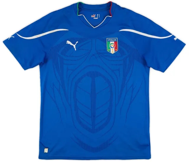 Puma 2010-12 Italy Home Shirt - 6/10 - (L)