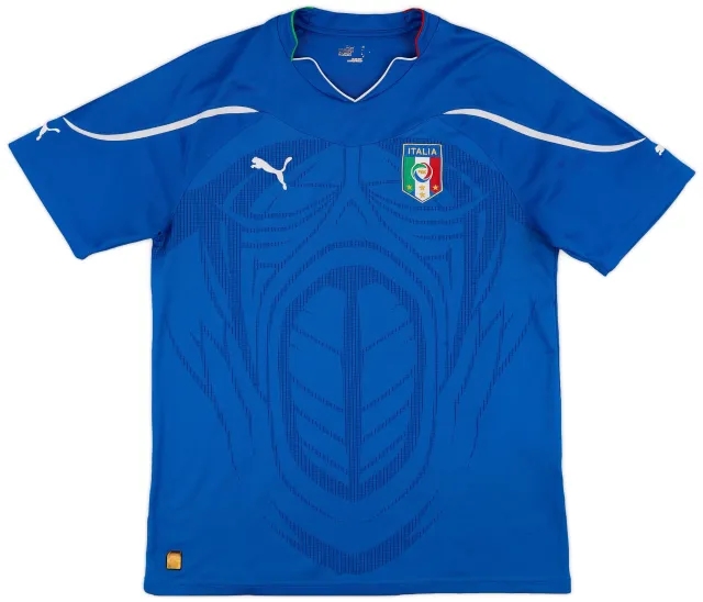 Puma 2010-12 Italy Home Shirt - 6/10 - (M)