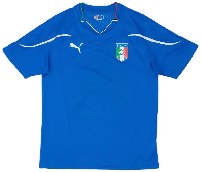Puma 2010-12 Italy Home Shirt - 6/10 - (M)