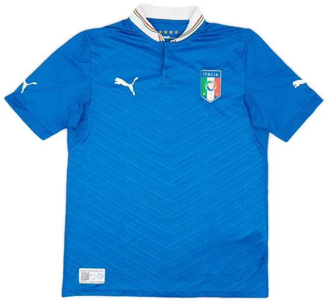 Puma 2012-13 Italy Home Shirt - 9/10 - (XL.Boys)