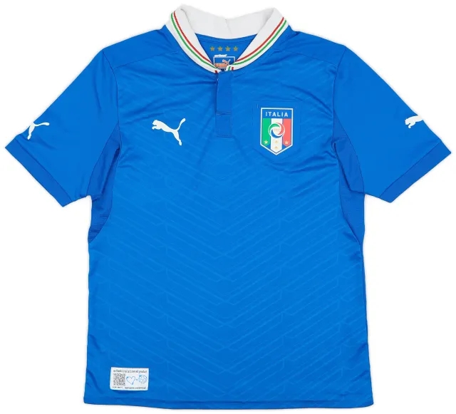 Puma 2012-13 Italy Home Shirt - 9/10 - (S)