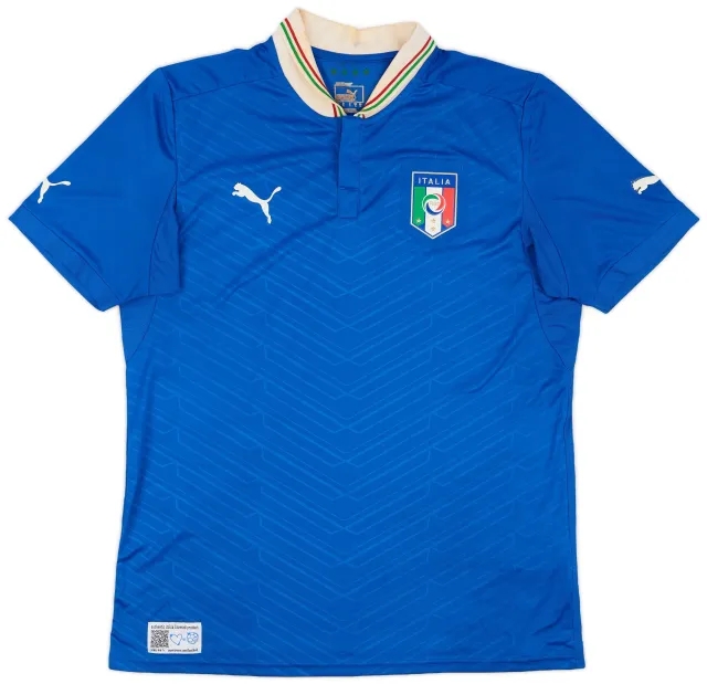 Puma 2012-13 Italy Home Shirt - 7/10 - (L)