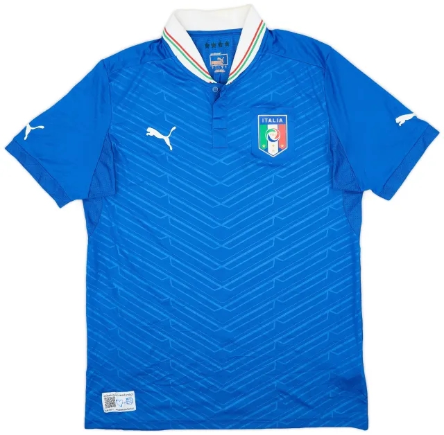 Puma 2012-13 Italy Home Shirt - 6/10 - (L)
