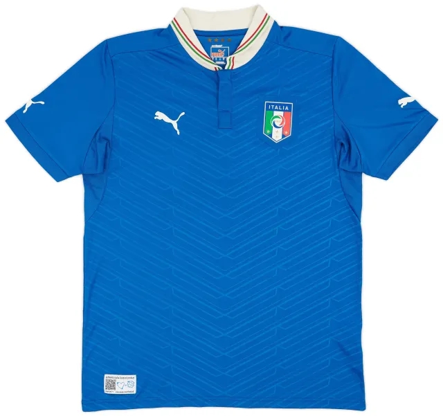 Puma 2012-13 Italy Home Shirt - 7/10 - (L)
