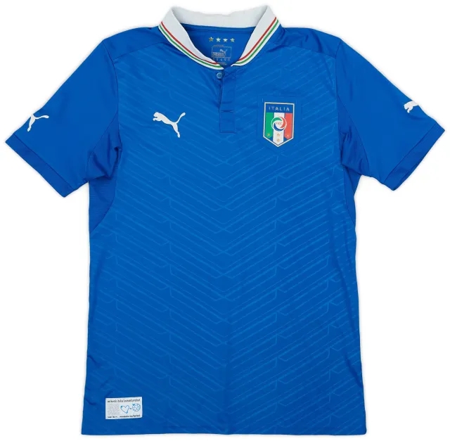 Puma 2012-13 Italy Home Shirt - 8/10 - (M)